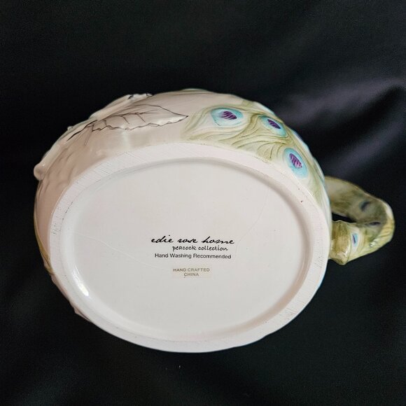 Rachel Bilson Edie Rose Home Peacock Collection Teapot - Picture 11 of 12